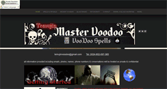 Desktop Screenshot of ancientvoodoorituals.com